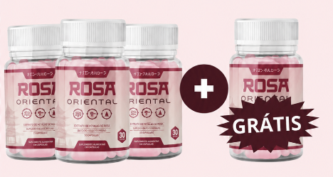 Kit promocional Rosa Oriental com quatro frascos